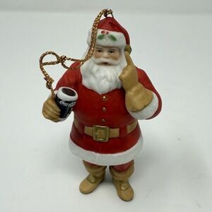 1988 Coca Cola Santa Ornament - Roal Orleans "Santa Goes to Work" 1st Edition